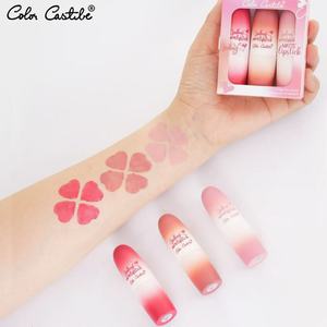 Color Castle - Juego de 3 Labiales Mate de Larga Duración, Resistentes al Agua, Acabado Terciopelo, Kit de Maquillaje Profesional - Product Image 5