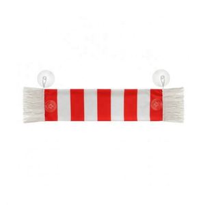 Écharpe promotionnelle en polyester à ventouse pour mini-voiture, design personnalisé, pour club de football, mini-écharpe de supporter - Product Image 2