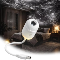 Projecteur de lumière nocturne ciel étoilé multifonctionnel alimenté par USB, lampe d'ambiance LED pour chambre à coucher, chambre d'enfant, décoration de la maison