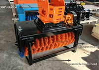 Nouvelle brosse de balayage motorisée haute résistance pour chariot élévateur, haute qualité, pour entrepôt, capacité 1-50t
