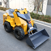 Chargeur compact à chenilles de haute qualité 300 kg 350 kg, mini chargeur à chenilles, chargeur sur roues avec accessoires