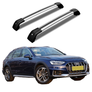 Barras Transversales de Techo Resistentes y Bloqueables, Barras de Aluminio <span class=keywords><strong>para</strong></span> Autos, <span class=keywords><strong>para</strong></span> <span class=keywords><strong>Audi</strong></span> <span class=keywords><strong>A4</strong></span> Allroad 2013-2021/Rieles de Techo Compatibles - Product Image 1