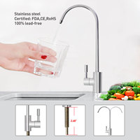 150GPD Filtration pour toute la maison Filtre à eau UV à flux direct de Taiwan Purificateur d'eau domestique Filtro EAU Système Agua RO et purificateur d'eau