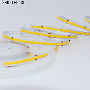 Tira de LED COB sin Controlador, Alimentación CA 110V/220V, Sin Transformador Externo, 296 LED/m, PCB de 10 mm de Ancho, para Pasillos de Hotel - Product Image 1