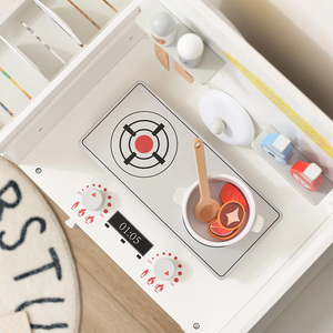 Juego de Cocina de Juguete de Madera Educativo para Niños en Edad Preescolar, Juguetes de Cocina para Niños, Juego de Imitación - Product Image 2
