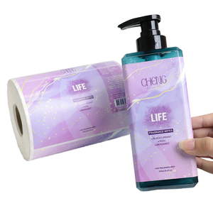 Autocollants en vinyle imperméables durables pour gel douche, logo personnalisé, marque privée pour produits pour animaux de compagnie, étiquette de shampoing, vente chaude - Product Image 4
