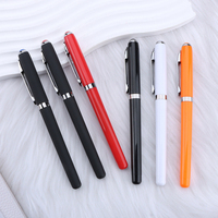 Stylo Gel Noir Mat Personnalisé avec Logo Imprimé – Idéal pour le Bureau et la Promotion – Vente en Gros