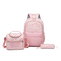 Ensemble de 3 sacs d'école personnalisés avec logo pour enfants, sac à dos pas cher pour garçons et filles avec boîte à lunch et trousse à crayons, vente en gros OEM