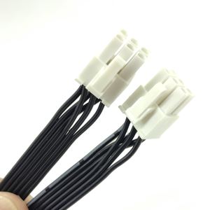 Divisor PCIe de manga amarilla hembra Dual 8P(6 + 2) PIN macho GPU VGA Cable de alimentación adaptador Express para uso de electrodomésticos electrónicos - Product Image 3