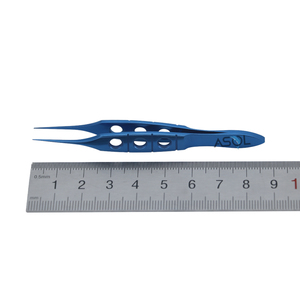 Fórceps de tejido médico Bishop Harmons con fórceps de vendaje de dientes estándar 1x2 <span class=keywords><strong>instrumentos</strong></span> quirúrgicos - Product Image 5