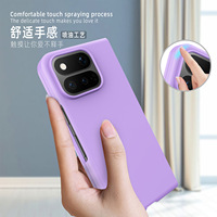 Casing Magnetik Huanmin untuk Google Pixel 11 Pro Fold Hitam Bahan PC untuk Pengisian Daya Nirkabel yang Kompatibel Sumber Berpaten