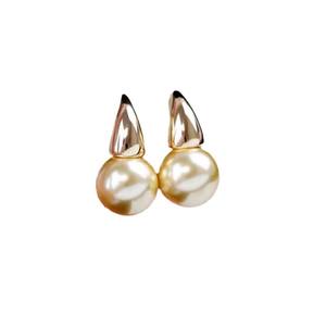 22428 Accessoires de perles DIY, plateau vide pour boucles d'oreilles en argent S925 avec perles rondes de 9-13 mm, bijoux en argent tendance, boucle d'oreille - Product Image 5