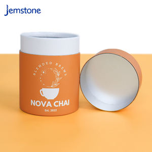 Cajas de Cartón para Cápsulas de Grado Alimenticio Reciclables de Alta Calidad, Revestimiento de Papel de Aluminio, Tubos de Papel Kraft para Té - Product Image 5