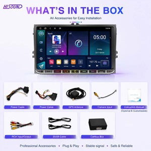 <span class=keywords><strong>Autoradio</strong></span> Android 9 pouces pour Volkswagen Polo Golf <span class=keywords><strong>Touran</strong></span>, vente en gros d'usine, large compatibilité, CANBUS, CarPlay, GPS - Product Image 2