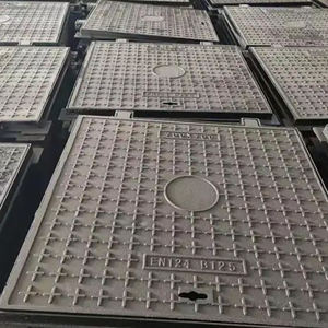 OEM Service En124 D400 Manhole Cover Square Round DCI Ductile Iron Water Tank for <b>Roadway</b> Application - Product Image 3