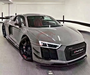 Séparateur de pare-chocs avant en fibre de carbone de style performance pour <span class=keywords><strong>Audi</strong></span> <span class=keywords><strong>R8</strong></span> Body Kit - Product Image 6