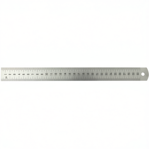 Regla semirrígida de acero inoxidable de 30 cm, herramienta de medición de precisión para dibujo técnico e ingeniería - Product Image 2
