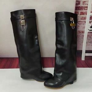 Botas Femininas de Qualidade <span class=keywords><strong>Original</strong></span>, Estilo Western, Cano Alto, para Mulheres - Product Image 2