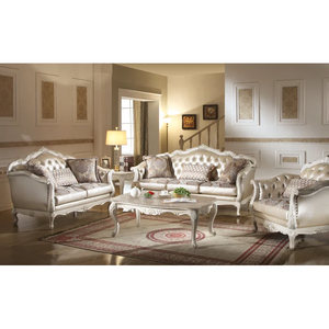 Canapés sectionnels <span class=keywords><strong>de</strong></span> salon <span class=keywords><strong>de</strong></span> style victorien pour hôtel et villa, en cuir rose gold et blanc nacré, ensemble <span class=keywords><strong>de</strong></span> canapés <span class=keywords><strong>de</strong></span> <span class=keywords><strong>luxe</strong></span> <span class=keywords><strong>de</strong></span> style européen, design italien - Product Image 5