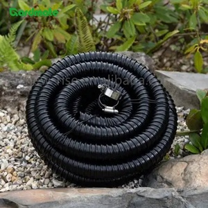 Manguera <span class=keywords><strong>de</strong></span> estanque corrugada Flexible negra <span class=keywords><strong>de</strong></span> 10M con 2 clips <span class=keywords><strong>de</strong></span> tubería para <span class=keywords><strong>cascada</strong></span> <span class=keywords><strong>de</strong></span> jardín uso tubería <span class=keywords><strong>de</strong></span> <span class=keywords><strong>agua</strong></span> <span class=keywords><strong>de</strong></span> PVC - Product Image 3