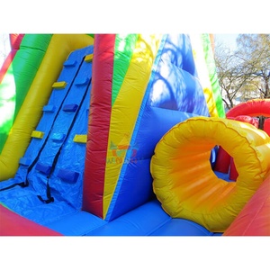 Château gonflable en PVC à thème champignon et abeille, avec toboggan combiné et trampoline, idéal pour la <span class=keywords><strong>location</strong></span> et l'usage commercial – Vente chaude - Product Image 4
