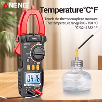 ANENG PN107 Pince de mesure numérique 600A AC Testeur de courant Voltmètre Ampèremètre NCV Diode avec température Fréquence Outil professionnel