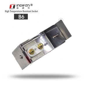 Câblage en céramique prise de courant haute température mâle femelle connecteur <span class=keywords><strong>four</strong></span> électrique prise de courant 35A B6 - Product Image 5