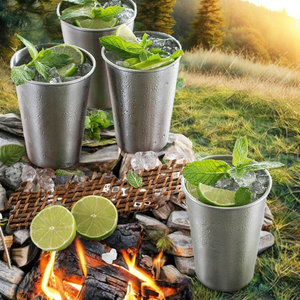 Taza de Viaje Portátil de Acero Inoxidable 304 de Alta Calidad, 301-400 ml, Aislamiento Térmico de 0-6 h, Diseño Contemporáneo Ecológico - Product Image 2