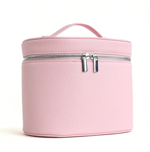 Organisateur de <span class=keywords><strong>maquillage</strong></span> en cuir PU pour femmes, étui de rangement pour soins de la peau et produits de beauté, étui de voyage cosmétique avec poignée et séparateurs amovibles - Product Image 6