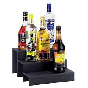 Clear High Quality Eco-friendly Acrylic Wine Bottle Holder with Customized Color Wine Display Counter - Product Image 1