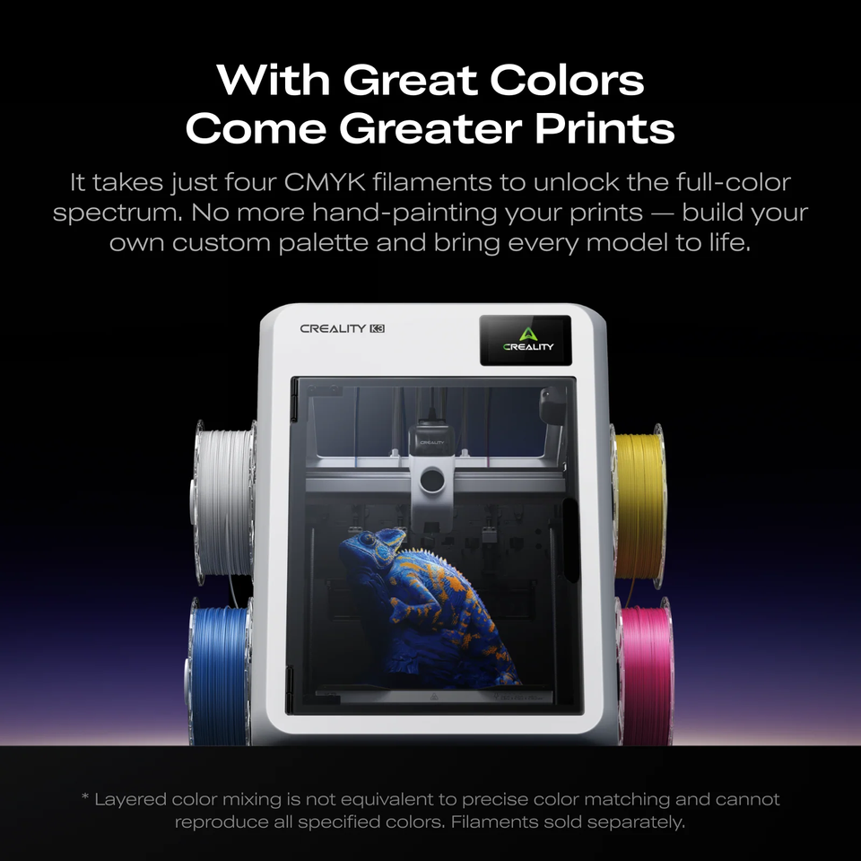 Creality K3 4 Color 3D Printer Automatic Nozzle Changing CoreXY Multi ...