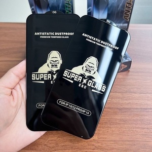 Film de protection d'écran OG Black King Kong HD en verre trempé transparent, haute teneur en aluminium, adhésion intégrale, anti-ESD pour iPhone 17 16 - Product Image 2