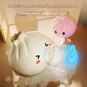 Peluche viral de rebote lento con forma de bollo al vapor, juguete de apretar musical creativo para alivio del estrés y descompresión para estudiantes - Product Image 4