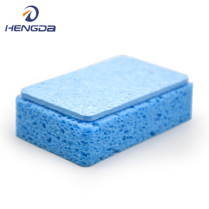 Éponge rectangulaire compressée en pulpe de bois Hengda pour la vaisselle, le nettoyage, l'absorption et le dégraissage des casseroles - Product Image 4