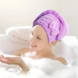 Nuevo Turbante de Microfibra para el Cabello con Lazo, de Secado Rápido, Estilo Princesa - Product Image 4