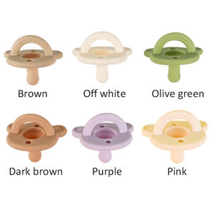 En yeni komik ayı BPA ücretsiz özelleştirilmiş doğal bebek silikon emzik saklama kabı ile - Product Image 6