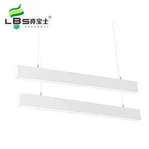 modern indoor 2880lm un and down light 2700-6000k slim long linear suspension light series