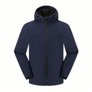Veste de sport d'extérieur pour homme, style veste de sport, veste d'hiver chaude, imperméable, coupe-vent, en polaire, légère, pour l'entraînement sportif, avec capuche - Product Image 2