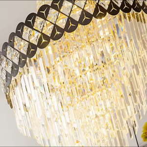 Zeal Lighting Hanging <b>Living</b> <b>Room</b> Stair Classic <b>Led</b> Luxury Crystal Chandeliers Pendant <b>Light</b> ceiling luxury - Product Image 3