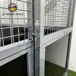 Caja de establos galvanizada barata de tamaño personalizado para caballos, puerta corredera con relleno de HDPE para alquiler - Product Image 6