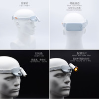 Lampe frontale médicale sans fil à LED MT MEDICAL pour chirurgie nasale ORL, alimentation électrique pour salle d'opération chirurgicale