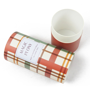 Luxury Soy Wax Candle Jars Packing Box Cylinder Rigid Cardboard Paper <strong>Tube</strong> Packaging Boxes for Candle <strong>Tube</strong> - Product Image 6