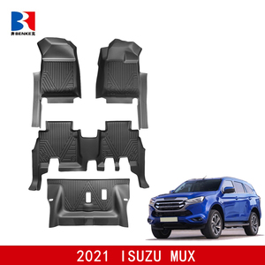 wholesale Factory Custom 5D TPE <b>Rubber</b> Eco-friendly Waterproof Anti Slip 5D Car <b>Floor</b> Mats 4 Pieces for ISUZU MUX 2021 - Product Image 2