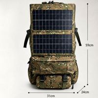 Sac à dos tactique de randonnée en plein air multifonctionnel de grande capacité, résistant à l'usure, camouflage numérique