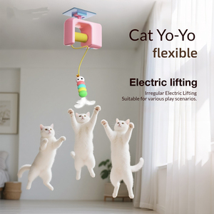 Jouet interactif pour chat : Yoyo télescopique intelligent à suspendre à la porte, petit jouet électrique auto-amusant pour chat - Product Image 5