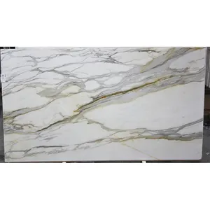 Luxury Italian Calacatta Viola Marble For Coffee Table Top and Tea Table And Viola Calacata Marble Bench