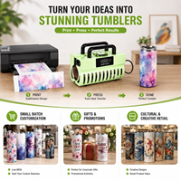 Máquina de Prensa de Calor para Tazas Directo de Fábrica, Prensa Digital de Sublimación para Tazas y Vasos de 30oz, Impresión Personalizada