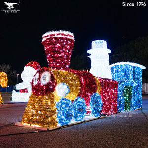 Tùy chỉnh ngoài trời không thấm nước Đèn lồng trung Quốc truyền thống vải Đèn lồng <span class=keywords><strong>Led</strong></span> giáng sinh trang trí cho nơi công cộng triển lãm - Product Image 4