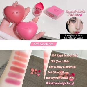 Maquillage personnalisé pour les joues, blush vegan, stick illuminateur à marque privée, blush crémeux, blush magique, blush rose baby doll, palette de blush crémeux - Product Image 4