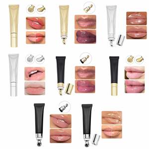 Brillo Labial Vegano Extremo Transparente, Voluminizador, de Larga Duración y Efecto Inyectable, Tamaño Viaje con Etiqueta Privada, Volumen Máximo - Product Image 6